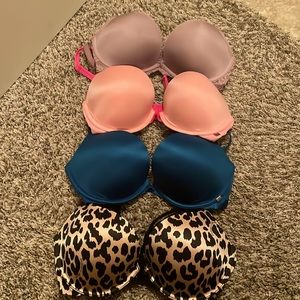 Victoria’s Secret Push Up Bras 32DD